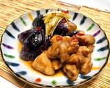 酸味が美味しい！茄子と鶏モモ肉の南蛮漬け作り方9写真