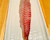 生ウニと昆布じめ鯛をご飯に乗せて〜作り方3写真