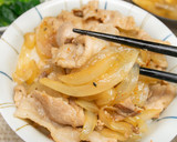 新タマネギの豚丼作り方6写真