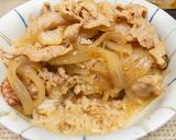 新タマネギの豚丼作り方7写真