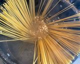 俺流！カラスミと葱のペペロンチーノ作り方4写真