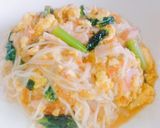 素麺のトマトチーズチャンプルー作り方8写真