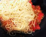 ランチにイタリアンパセリとトマトのパスタ作り方4写真