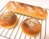 【簡単】【材料3つ】手作りフランスパン作り方15写真