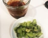 キウイとトマトの冷製パスタ作り方2写真