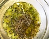 楽しく食べよう！キウイの餃子カップサラダ作り方9写真