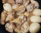 手羽元とたまご☆煮汁まで飲めるさっぱり煮作り方3写真