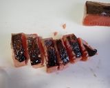 海峡サーモンの炙り刺身作り方5写真