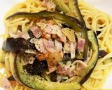 簡単♪ ナスとベーコンのオイルパスタ作り方7写真