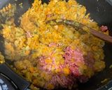 イタリアン手法の野菜が多いドライカレー作り方6写真