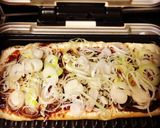 ホットサンドメーカーで栃尾揚げネギ挟み焼作り方3写真
