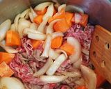 簡単すき焼きのたれと昆布つゆの肉じゃが作り方2写真
