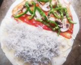 米粉で速攻焼けるクリスピーPizza❤️作り方6写真