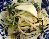 水菜ともやしの塩昆布和え作り方4写真