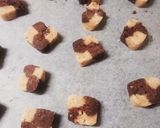 米粉★アイスボックスクッキー☆市松模様★作り方4写真