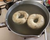 モッチモッチ☆ほうじ茶と栗のベーグル作り方11写真