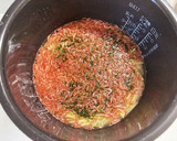 格安干し海老とあおさの磯風味炊き込みご飯作り方3写真