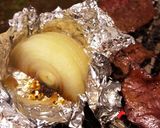 キャンプ飯★BBQ蒸焼き甘ーい玉ねぎ作り方3写真