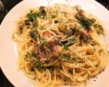 ベーコンときのこの豆乳クリームパスタ作り方13写真