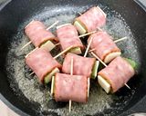 えごまとベーコンの高野豆腐巻き作り方5写真