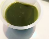 減量中　抹茶あずき寒天　辻利抹茶ミルクで作り方5写真
