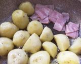 じゃがいもとベーコンのバター醤油炒め♪作り方4写真