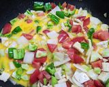 野菜たっぷりのスパニッシュオムレツ作り方5写真