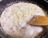 濃厚カルボナーラうどん♪作り方5写真