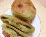 ＼抹茶ホットク／あんこ入りフライパン簡単作り方7写真