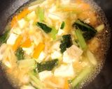 簡単☆エビと豆腐と青菜の中華うま塩煮作り方7写真