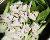 ささみとチンゲン菜煮☆冷やしてもGood作り方5写真