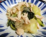 ささみとチンゲン菜煮☆冷やしてもGood作り方7写真