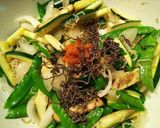ヘビロテ☺️梅と塩昆布の野菜炒め作り方5写真