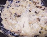 釜揚げしらすの豆乳クリームパスタ作り方4写真
