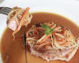 豪華あっさりトンテキ。野菜たっぷりが自慢作り方5写真
