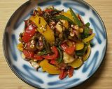 ヘビロテ☺️梅と塩昆布の野菜炒め作り方11写真