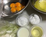 【21cm型】抹茶シフォンケーキ作り方1写真