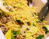 男飯★BRUNO☆和風ボンゴレ親父パスタ作り方4写真