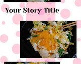 中華風味のキャベツいんげん卵とじ(簡単)作り方6写真