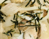鶏むね肉と梅肉のさっぱり焼きうどん作り方4写真