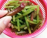 【簡単】ミズの味噌炒め【山菜】作り方1写真
