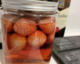 イチゴの果汁酒　withバランタイン作り方3写真