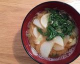 ターニップとほうれん草の具沢山お味噌汁作り方3写真