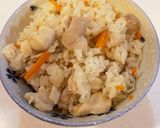 鶏肉の炊き込みごはん作り方4写真