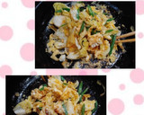 中華風味のキャベツいんげん卵とじ(簡単)作り方8写真