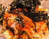 男飯★さっぱり旨辛！親父鶏皮もやしポン酢作り方1写真