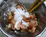 簡単！豚肉とズッキーニの中華炒め作り方1写真