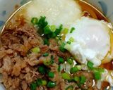 月見肉とろろうどん作り方5写真
