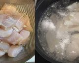 白身魚と高菜の酸菜汁作り方2写真