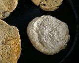 オートミールのパンケーキ作り方7写真